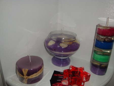 Velas aromáticas a venda
